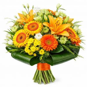 Букет невесты «Яркий венок»